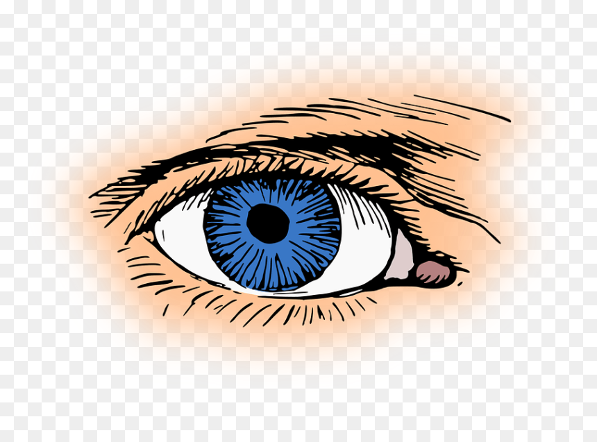 Two Blue Eyes - Illustration, HD Png Download - blue eyes png