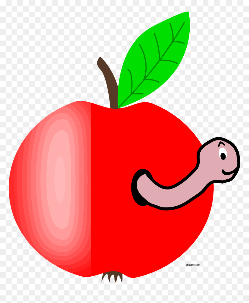 Modèle De Dessins Pomme, HD Png Download - leaf clipart png