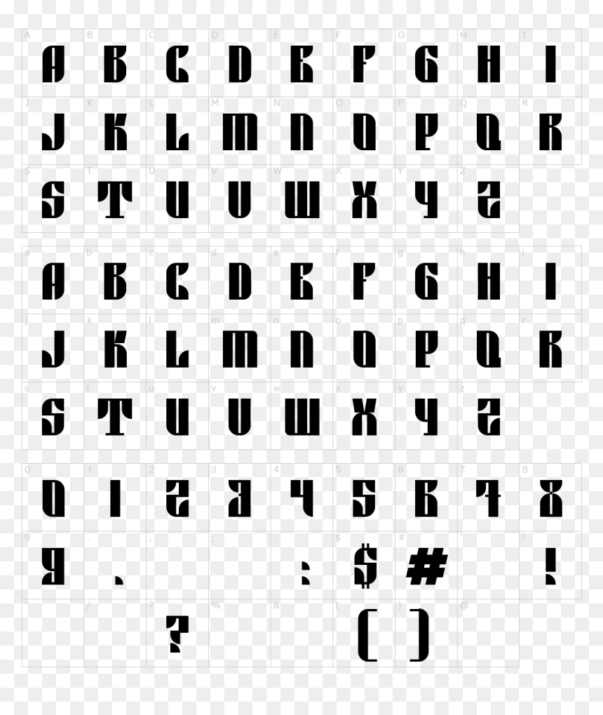 Western Fonts, HD Png Download - black skull png
