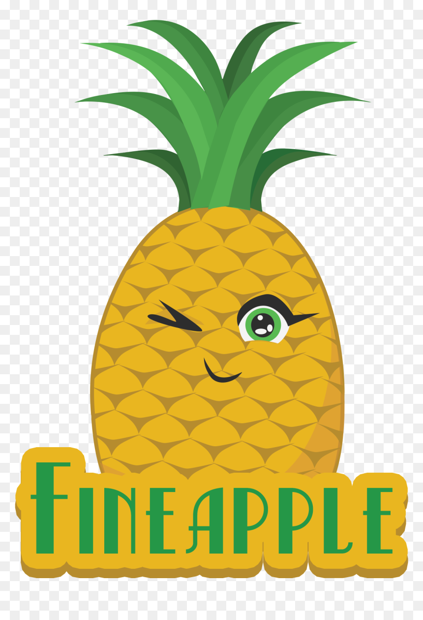 Vector Created For My Teepublic Store - Pineapple, HD Png Download - pinapple png