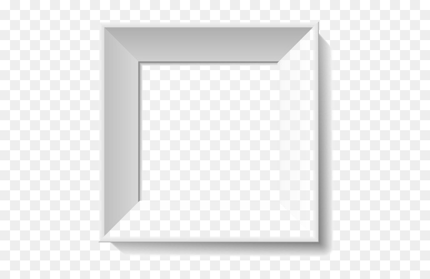 White Frame Png Transparent Image - Architecture, Png Download - silver frame png