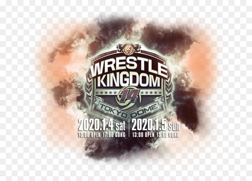 Wrestle Kingdom 14 Official Website Launches Today - Wrestle Kingdom 14 Logo, HD Png Download - wrestling png