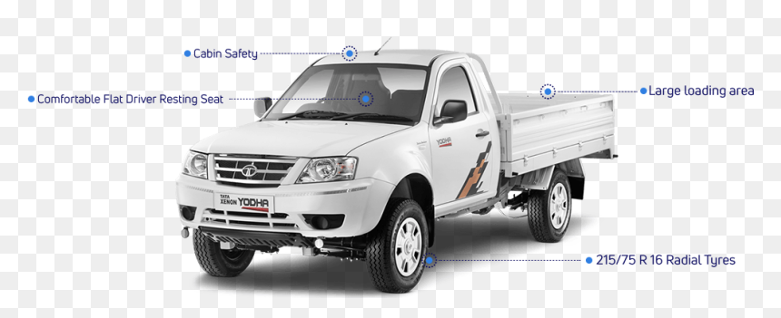 Transparent Pickup Png - Tata Xenon Yodha, Png Download - pick up truck png