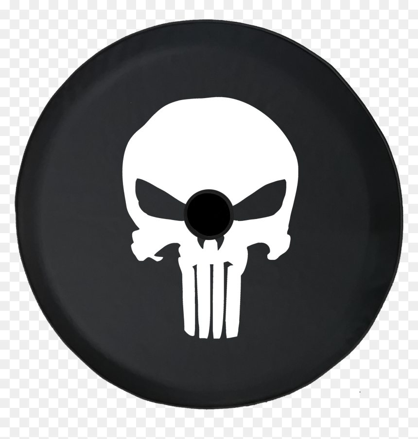 Jeep Wrangler Jl Backup Camera Punisher Skull A101 - Punisher Skull, HD Png Download - punisher skull png