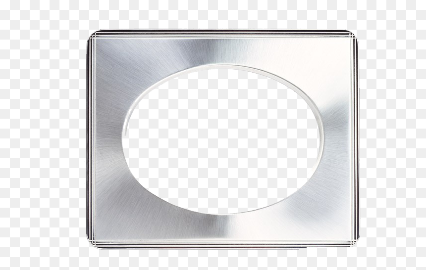 Picture Frame Flash Silver Download Free Image Clipart - Circle, HD Png Download - silver frame png