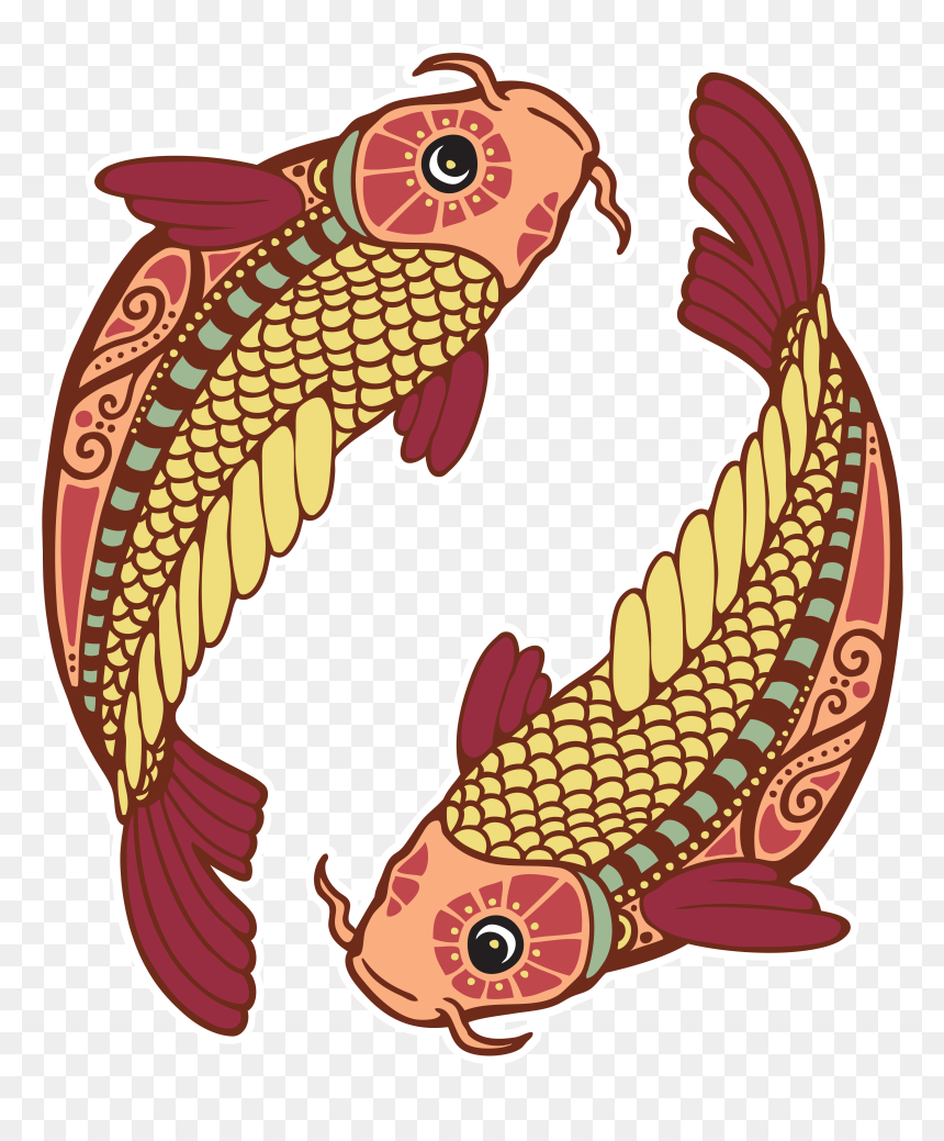 Koi February 20 Horoscope 19 January Clipart - Pisces Horoscope, HD Png Download - january png