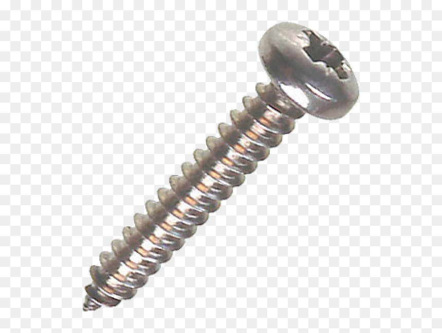 Pan Head Stainless Screw , Png Download - Pan Head Cross Recessed Screw, Transparent Png - screw png