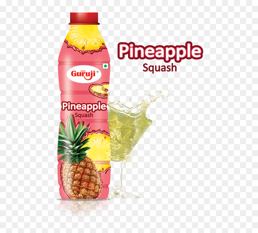 Shree Guruji Pineapple Squash - Shree Guruji Lemon Squash, HD Png Download - pinapple png