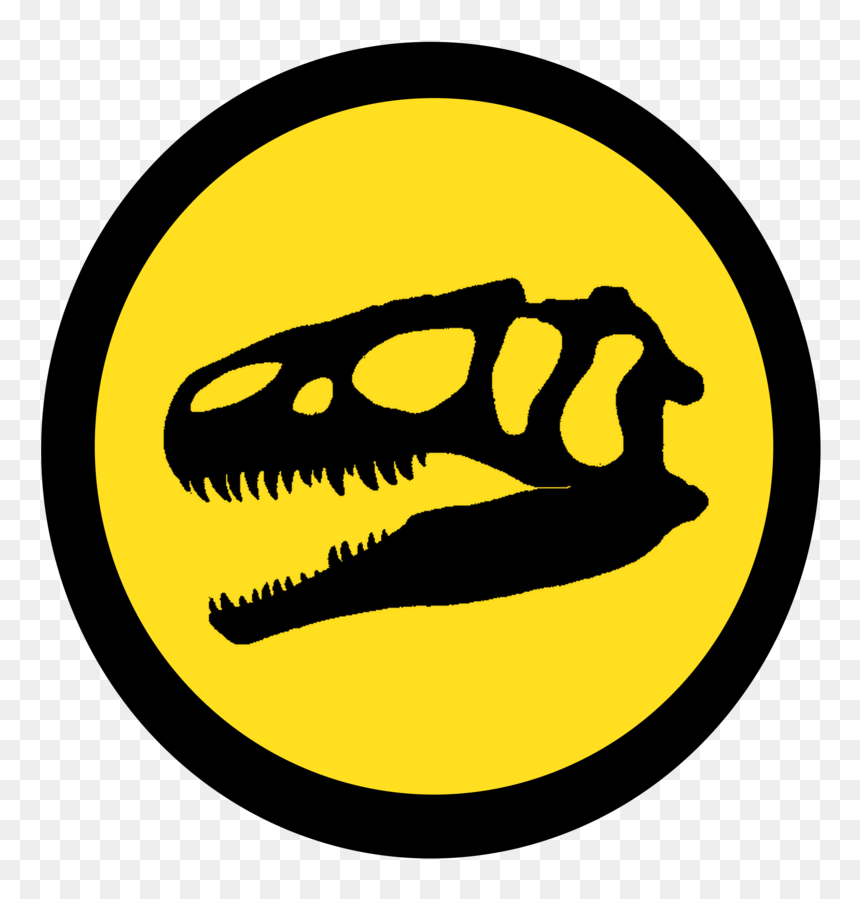 Dark Jurassic Park Png Logo - Triceratops Logo Jurassic Park, Transparent Png - jurassic park png