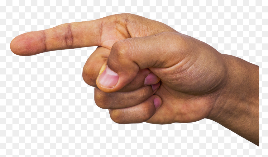 Because I Said No, HD Png Download - finger point png