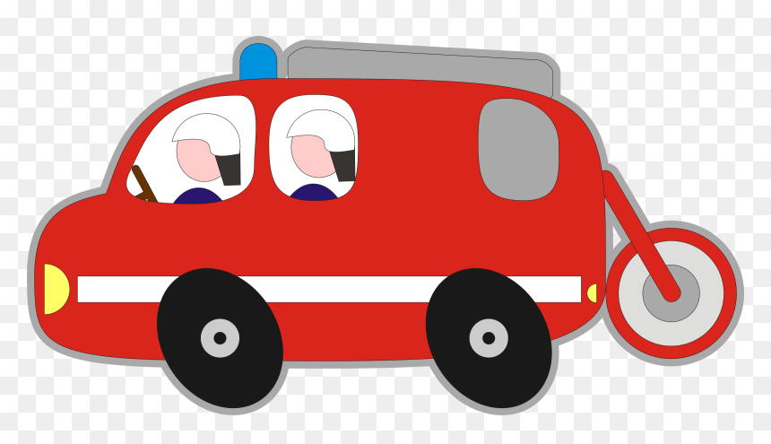 Png Black And White Clipart Firetruck - Fire Engine, Transparent Png - firetruck png