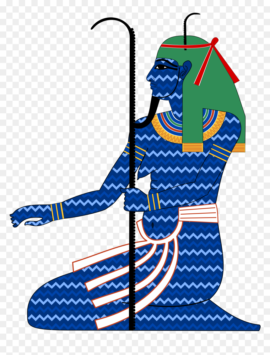 Also, Look At The Blue Wavy Lines, Www - Nun Egyptian God Png, Transparent Png - wavy lines png