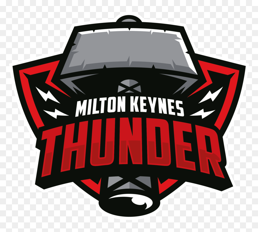 Milton Keynes Thunder Logo, HD Png Download - thunder logo png