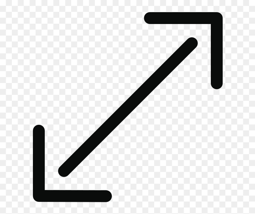 Arrow Double End Right Up Left Down, HD Png Download - double arrow png