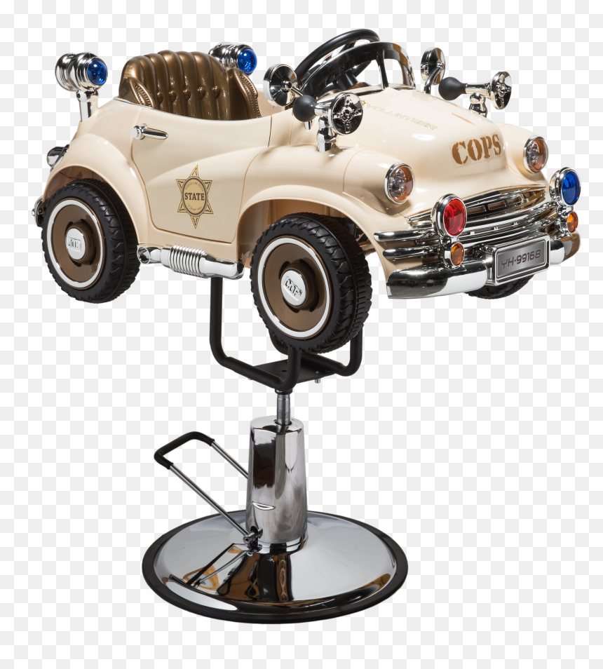 Childrens Barber Chair, HD Png Download - cop car png