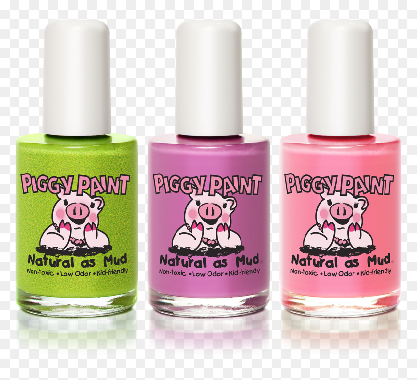 Piggy Paint Nail Polish Set - Piggy Paint Nail Polish, HD Png Download - nail polish png