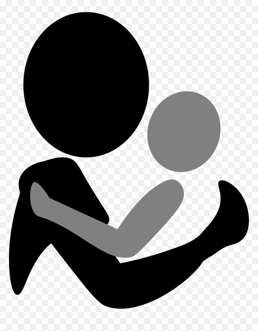 White Baby Clipart Png, Transparent Png - hug png