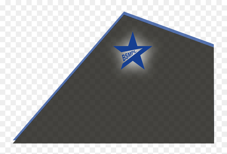Slide - Triangle, HD Png Download - blue star png