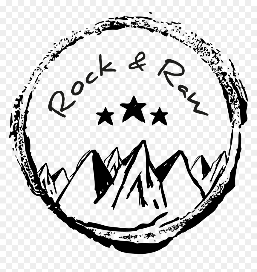 A Rock And Raw Logo - Circle, HD Png Download - raw logo png