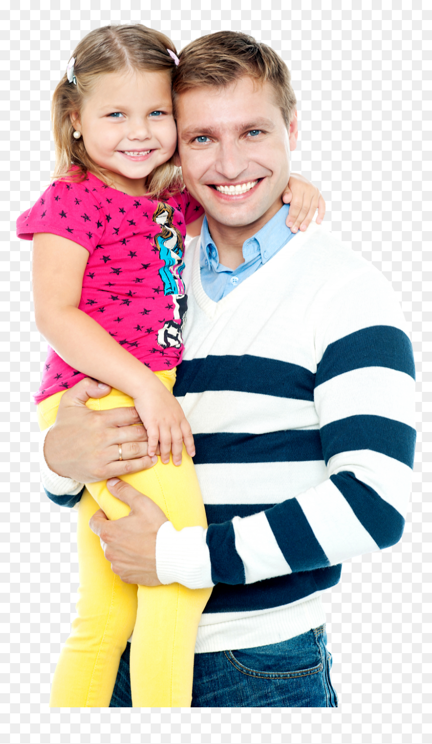 Father And Daughter Png Image - Father And Daughter Png, Transparent Png - hug png