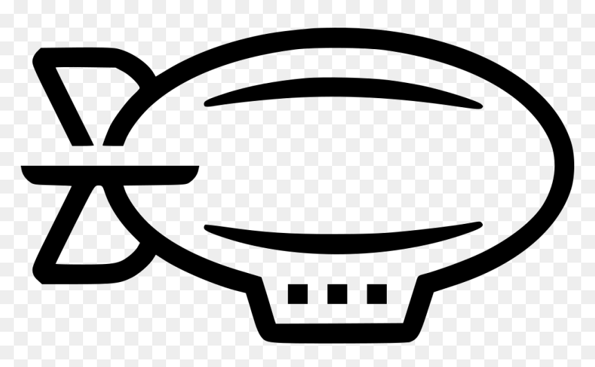 Blimp Zepelin, HD Png Download - blimp png