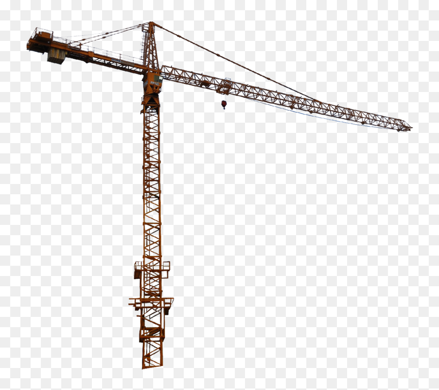#tower Crane Png Pictures - Tower Crane Crane Png, Transparent Png - crane png
