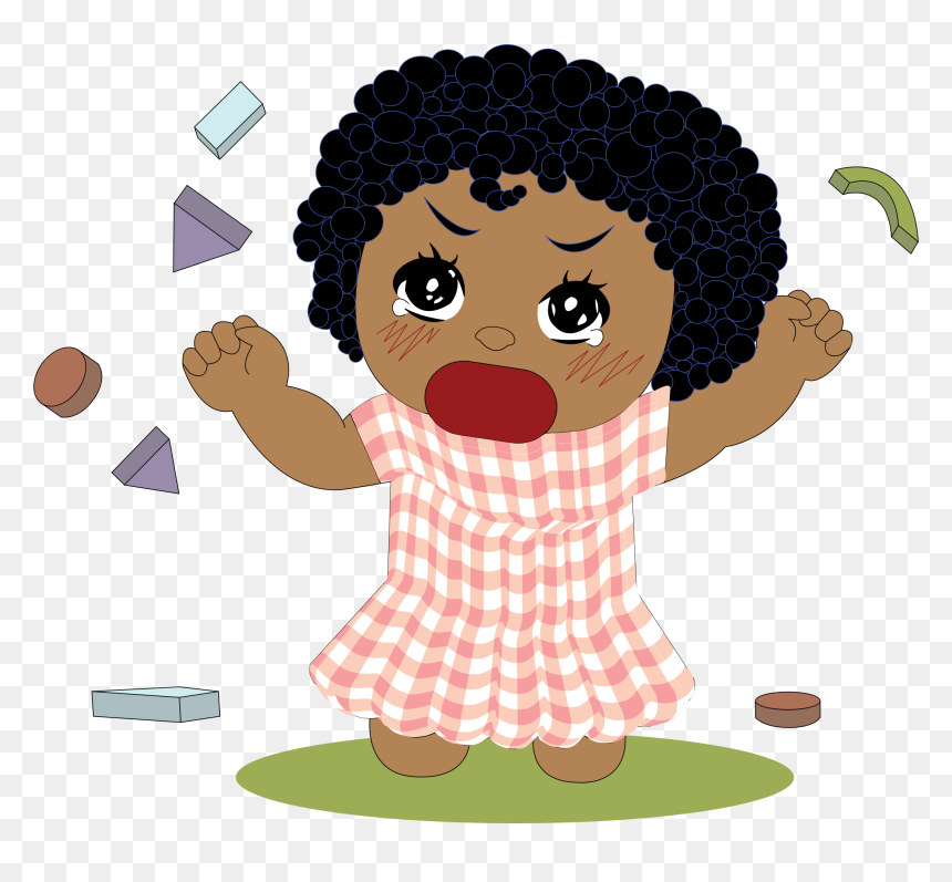 This Free Icons Png Design Of Little Girl Tantrum , - Girl Is Tantrum Clipart, Transparent Png - little girl png