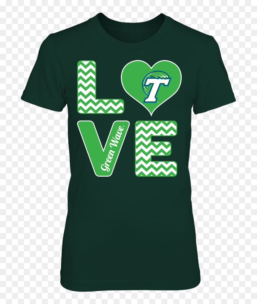 Tulane Green Wave T-shirts & Gifts - T Shirt Bullet For My Valentine Femme, HD Png Download - ezekiel elliott png