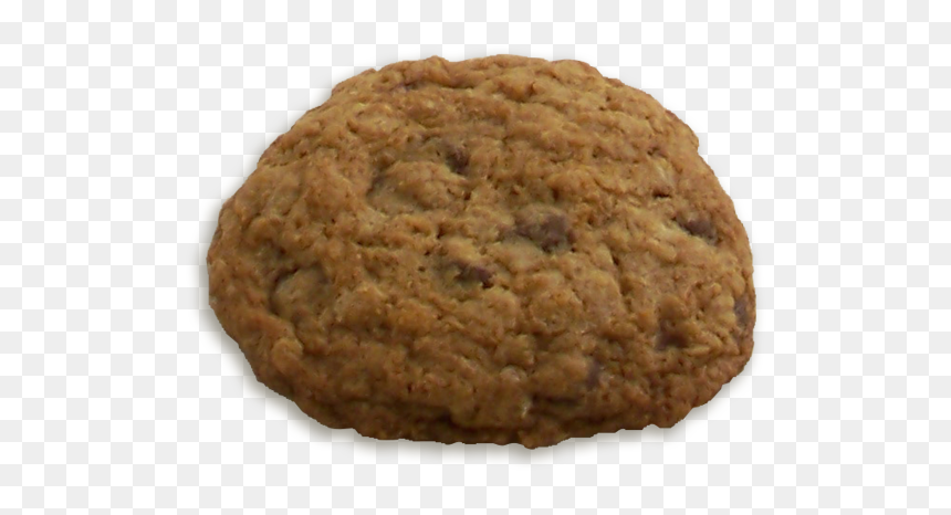 Oatmeal Chocolate Chip Cookie - Peanut Butter Cookie, HD Png Download - chocolate chip cookie png