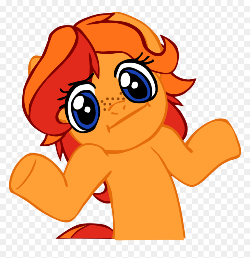 Transparent Pacman Clipart Gif - Pinkie Pie Shrugging, HD Png Download - shrug png