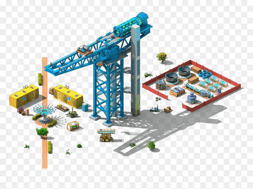 Construction Crane , Png Download - Crane, Transparent Png - crane png