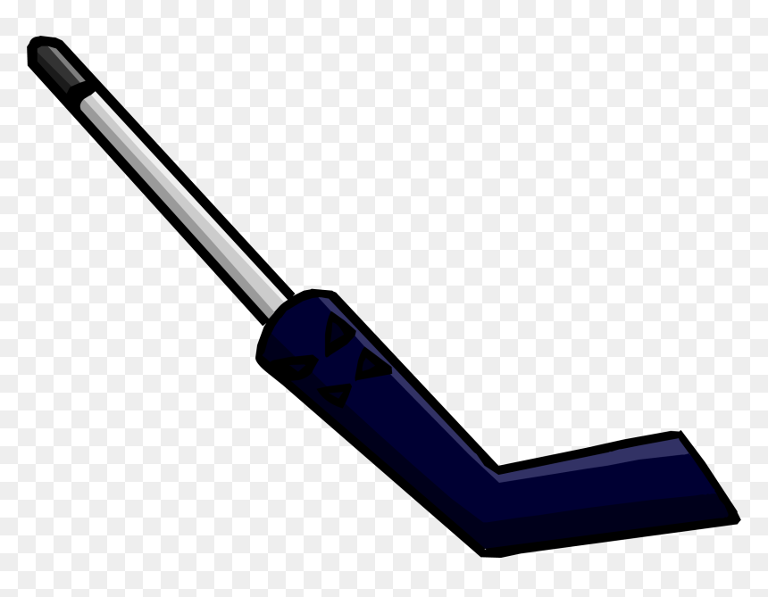 Club Penguin Rewritten Wiki - Goalie Hockey Stick Clipart, HD Png Download - hockey stick png