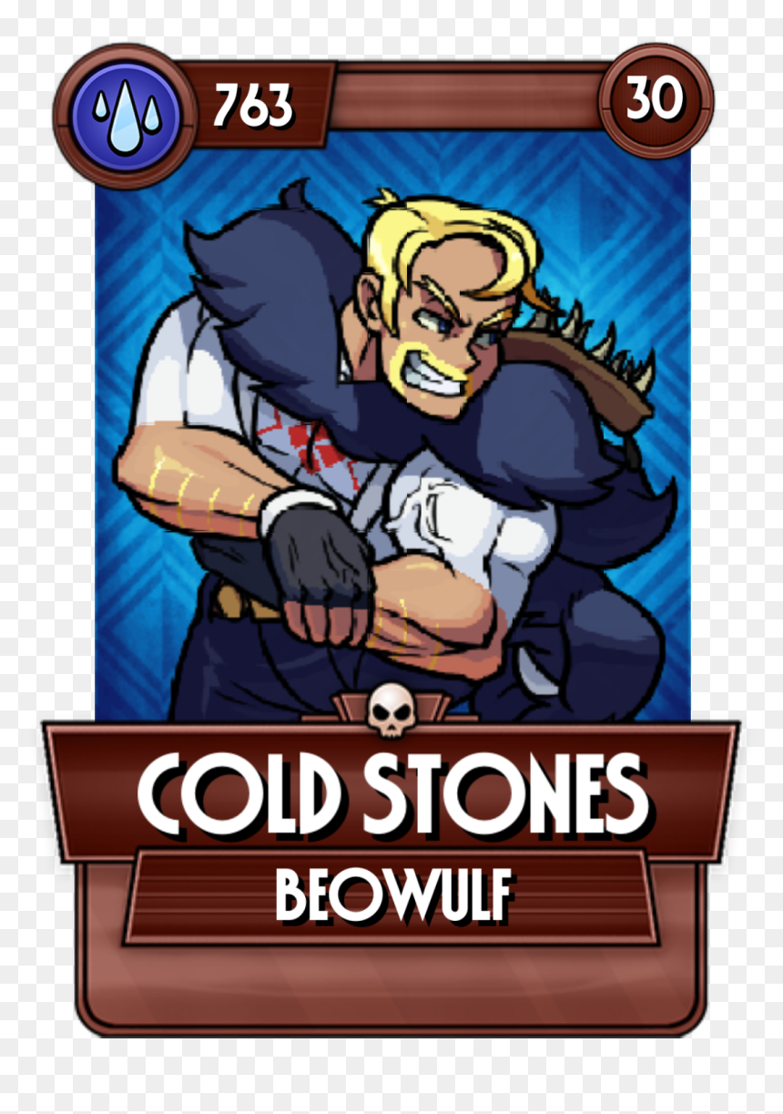 Beowulf Skullgirls Cold Stones, HD Png Download - cold png