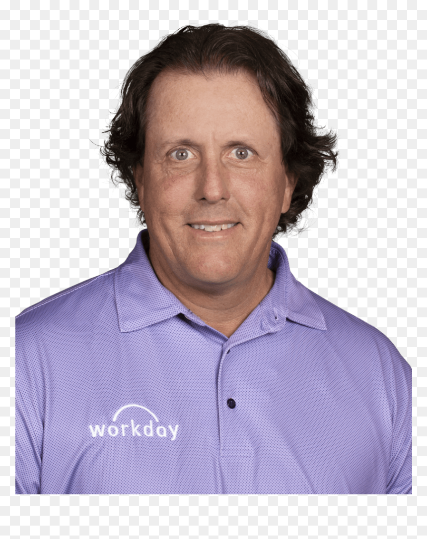 Phil Mickelson Black Hair , Png Download - Phil Mickelson Pga Tour, Transparent Png - black hair png