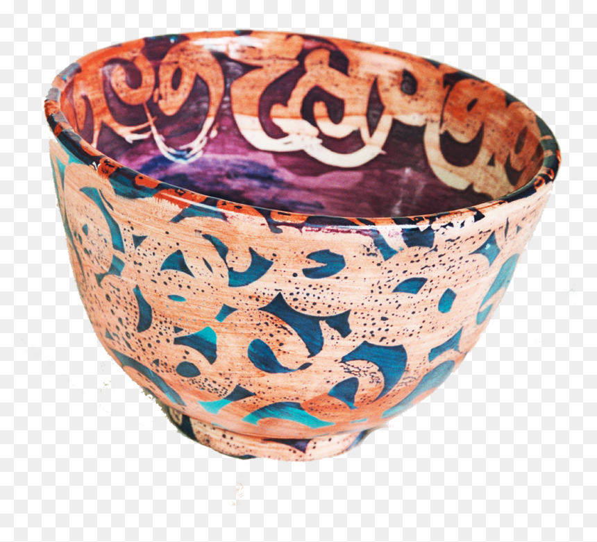 Cereal Bowl Swirly Pattern - Bowl, HD Png Download - cereal bowl png