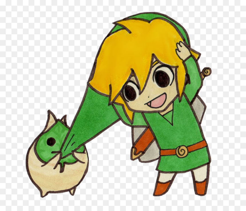 The Legend Of Zelda , Png Download - Legend Of Zelda Wind Waker Chibi, Transparent Png - legend of zelda png