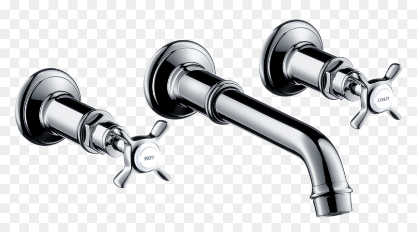 3 Hole Basin Mixer For Concealed Installation Wall - 16532000, HD Png Download - hole in wall png
