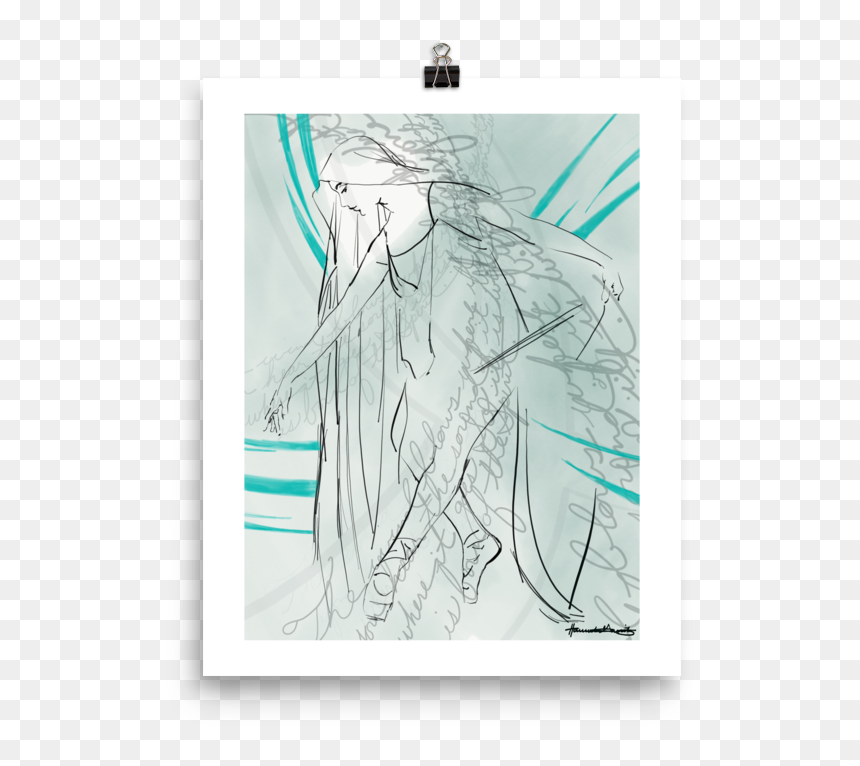 The Wind Blows Print - Sketch, HD Png Download - holy spirit png