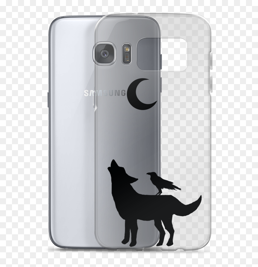 Smartphone , Png Download - Transparent Background Galaxy Cross, Png Download - wolf howling png