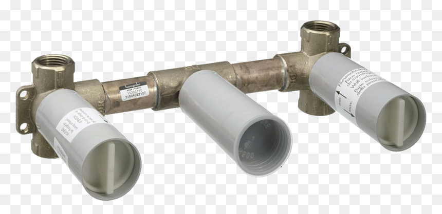 Basic Set For 3 Hole Basin Mixer For Concealed Installation - Axor 10303180, HD Png Download - hole in wall png
