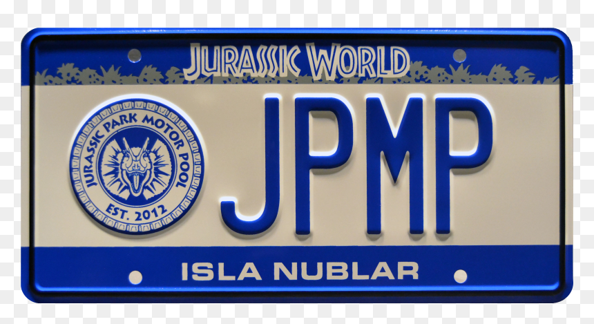License Plate Jurassic Park, HD Png Download - jurassic park png