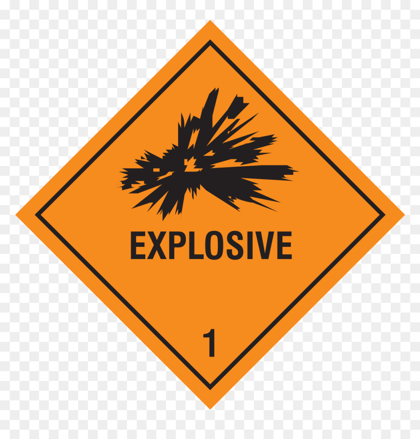 Transparent Toxic Sign Png - Mercancias Peligrosas Clase 1, Png Download - toxic png