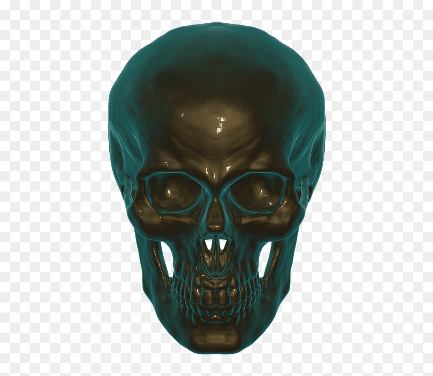 3d Skull Png, Transparent Png - skull and crossbones png transparent background