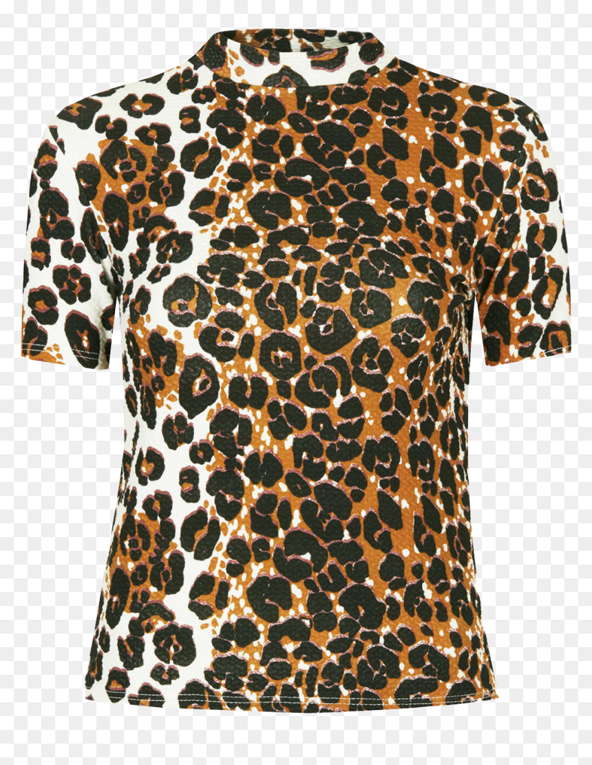 Cheetah Print Png Download - Leopard Print Shirt Png, Transparent Png - leopard print png
