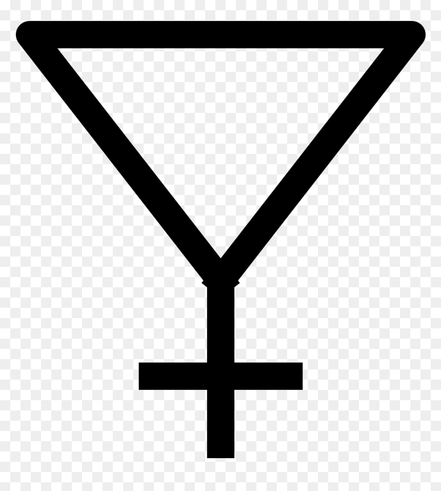 Sulphur Symbol, HD Png Download - upside down cross png