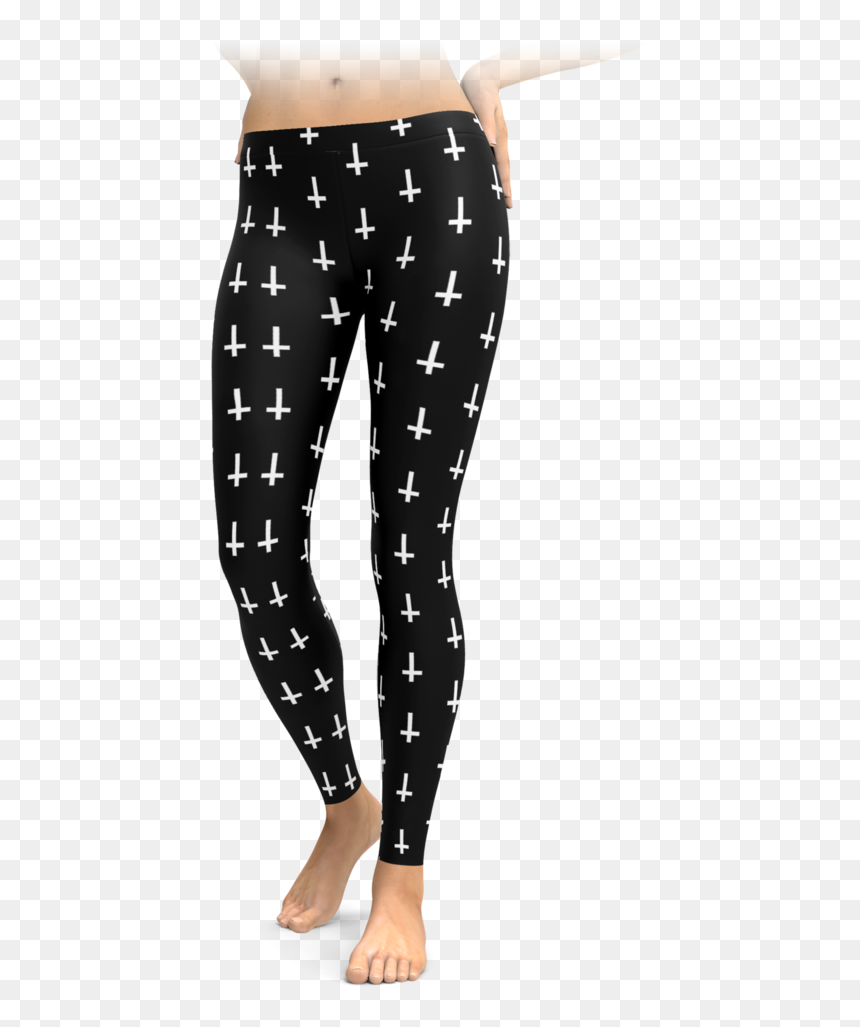 American Eagle Corgi Leggings, HD Png Download - upside down cross png