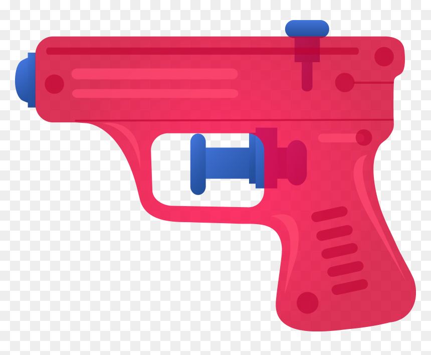 Firearm Toy Weapon Water Gun Clip Art - Toy Gun Clipart, HD Png Download - gun in hand png