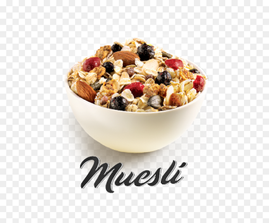 Oatmeal Clipart Muesli - Muesli Png, Transparent Png - cereal bowl png