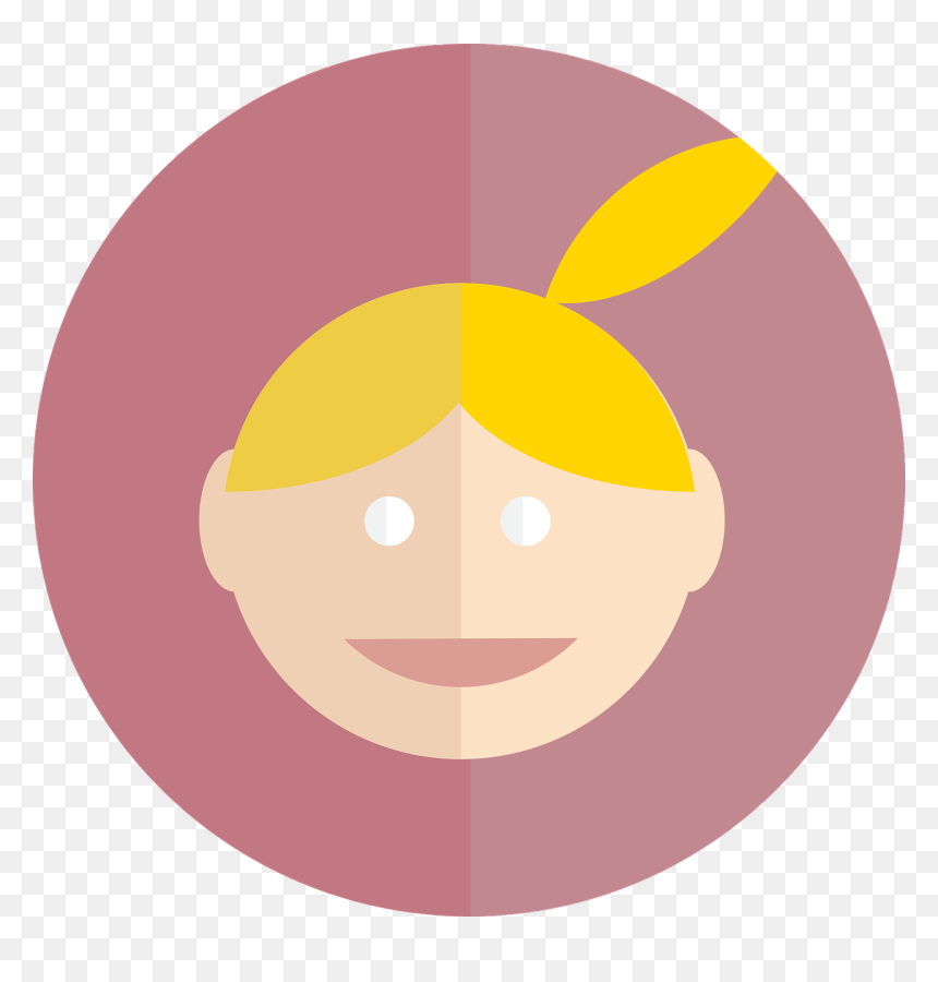 Circle, HD Png Download - little girl png