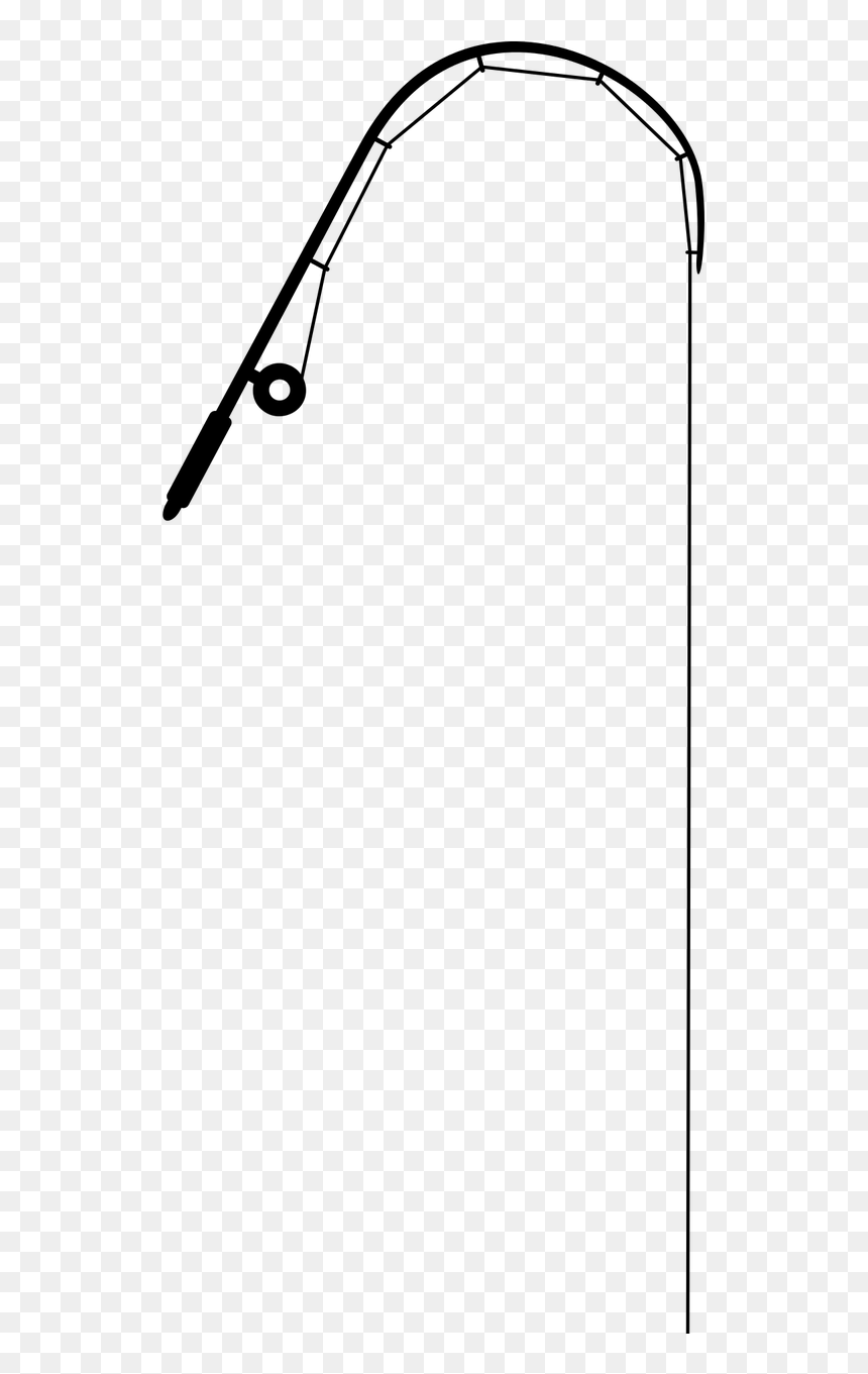 Cana De Pesca Png, Transparent Png - fishing pole png